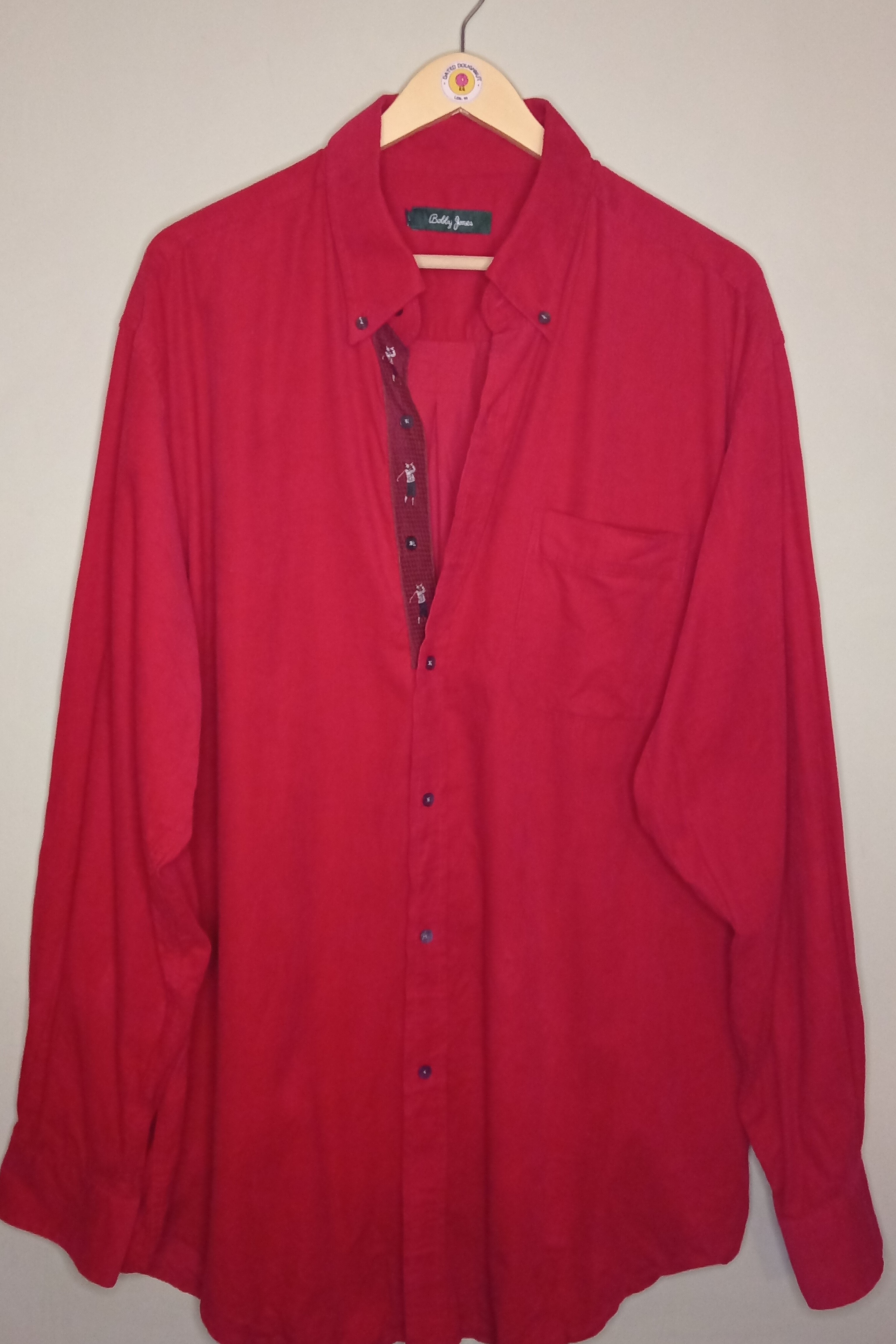 Red Corduroy Shirt